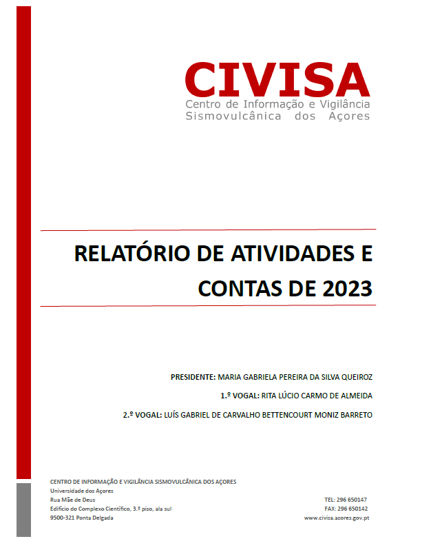 Relatório de Atividades e Contas de 2023